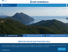 Tablet Screenshot of aircorsica.com